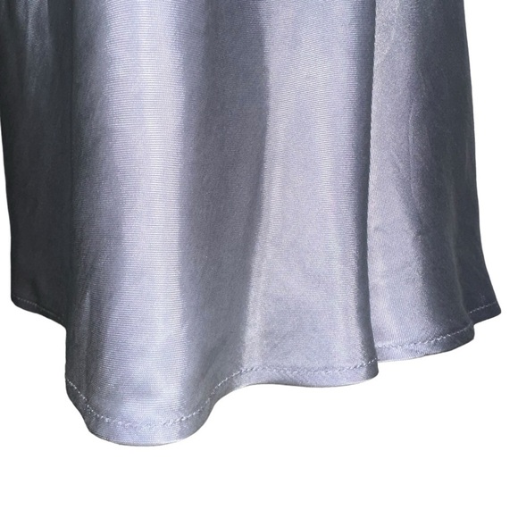VICTORIA'S SECRET LIGHT PURPLE LILAC SILK LONG SLIP DRESS US XS LUXE SHEEN CUPRO - Picture 4 of 12